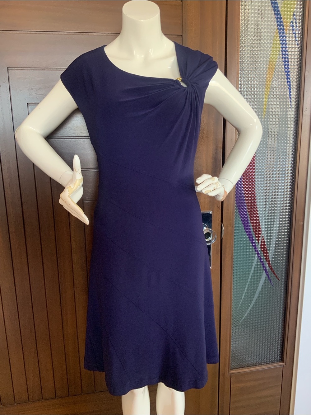 JONES NEW YORK Dress, Navy Blue, Sz 12